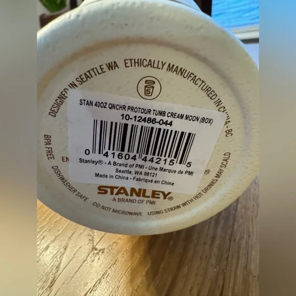 STANLEY QUENCHER PROTOUR FLIP STRAW TUMBLER, 40OZ- CREAM MOON - Picture 6 of 10